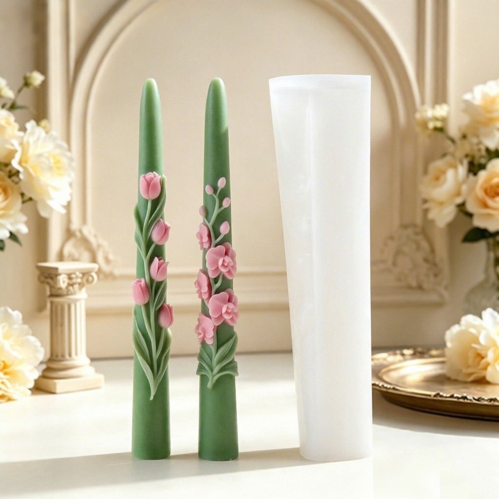Candle Supplies In Bulk - Molde de Silicone para Vela Cônica