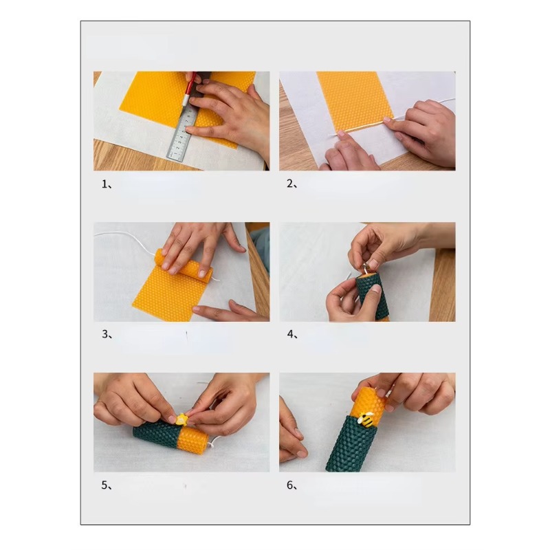 Conjunto com 12 Folhas de Cera - Beeswax Sheet Roll avaliação e preço
