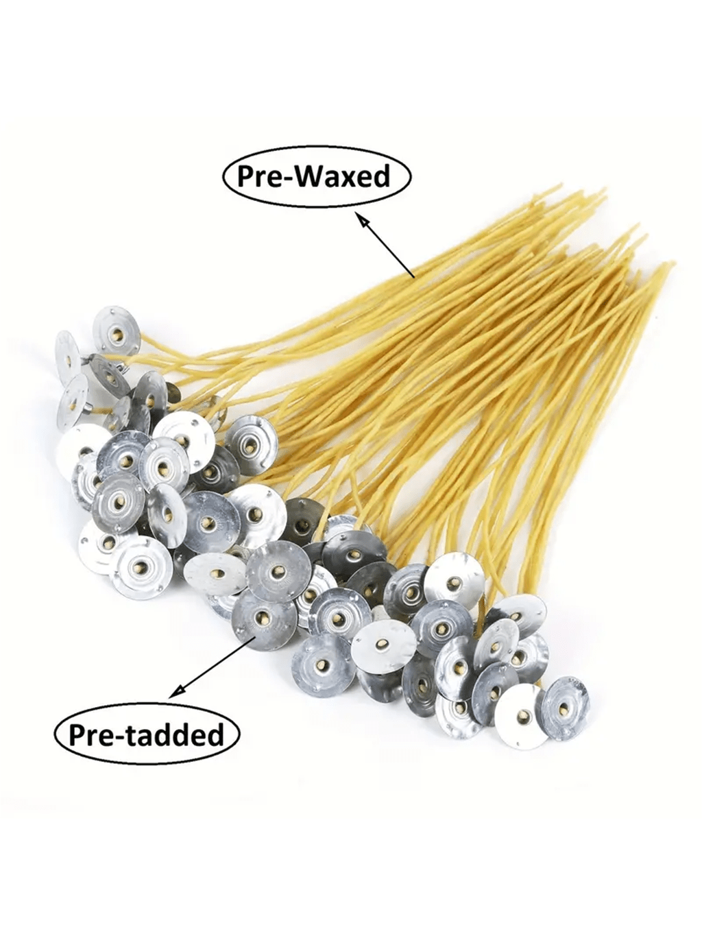 100 pavios de cera de abelha e - Cotton Wick 6 Inch avaliação e preço