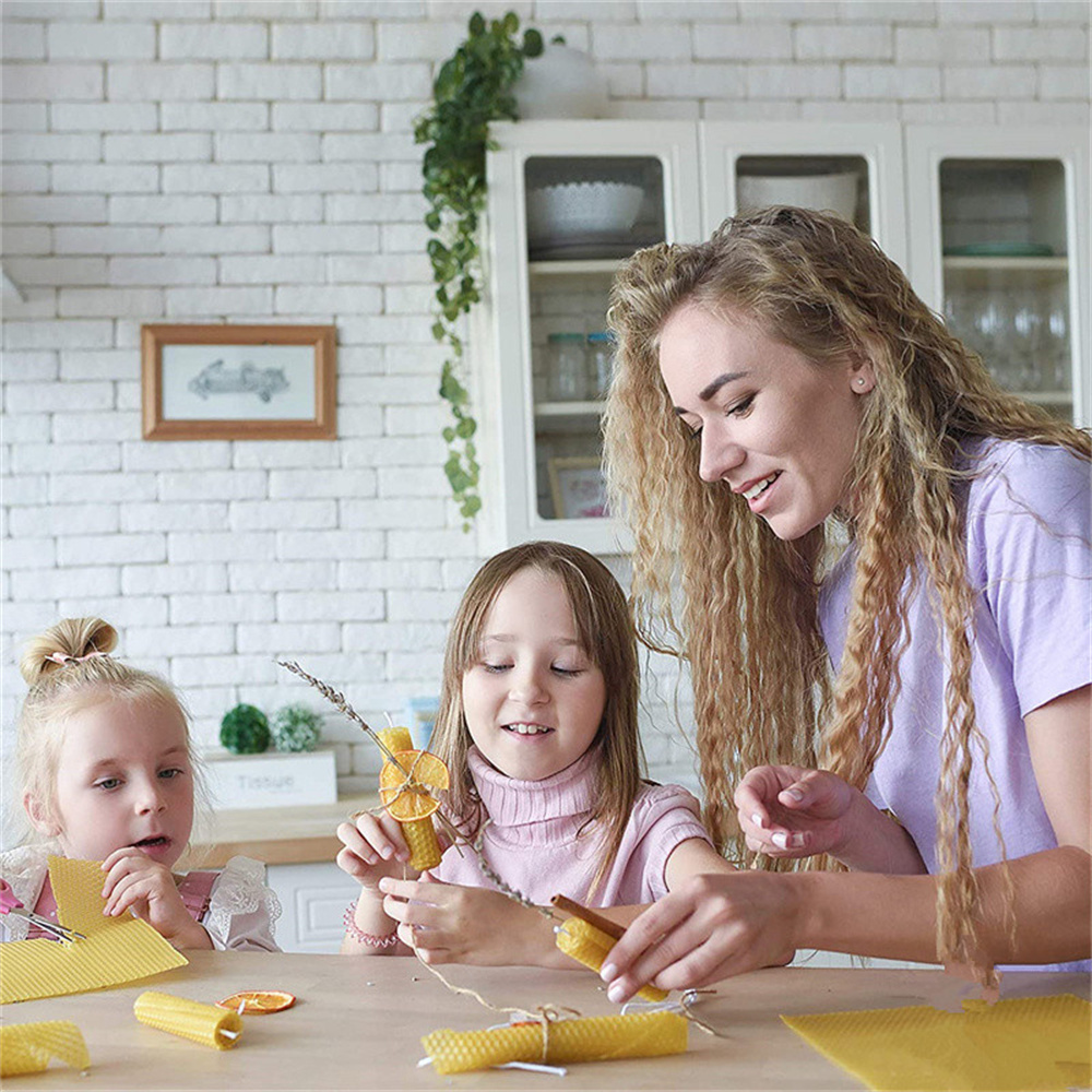12pçs kit de folhas finas de c - Beeswax Sheet Roll avaliação e preço