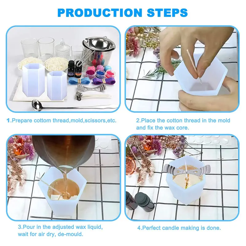 Moldes de vela de silicone cil - Candle Supplies In Bulk avaliação e preço