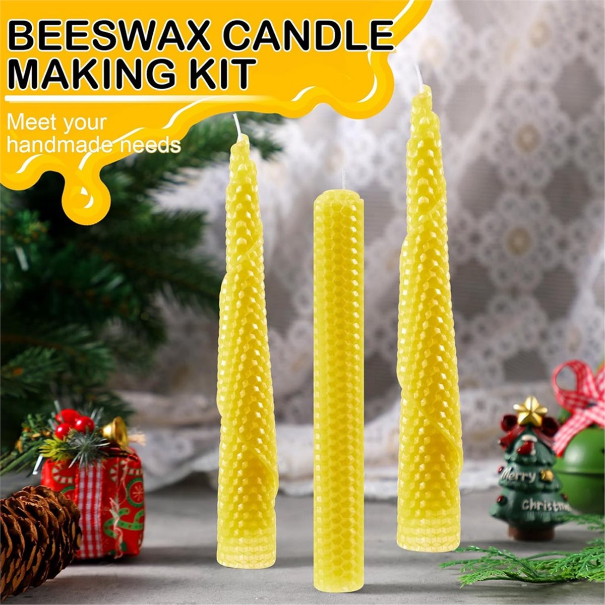Kit de Fabricação de Velas de  - Beeswax Sheet Roll avaliação e preço